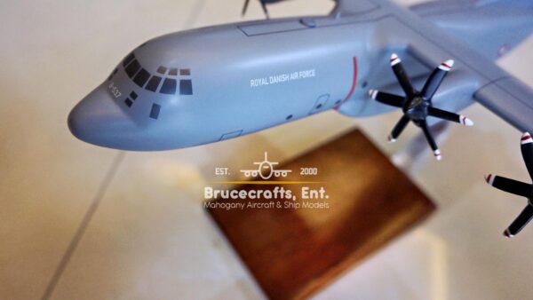 Model of Lockheed C-130 Hercules (RDAF) with detailed craftsmanship.